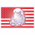 American Flag Eagle Flag Sticker