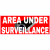 Area Under Surveillance CCTV Red Sticker