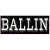 Ballin Distressed Sticker