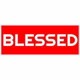 Blessed Red Decal