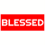Blessed Red Sticker
