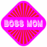 Boss Mom Retro Decal
