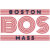 Boston Mass USA Sticker