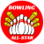 Bowling All Star Circle Sticker