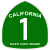 California Pac Coast Highway Sticker