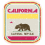California Vintage Retro Flag Sticker