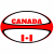 Canada Rugby Ball Sticker