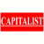 Capitalist Red Square Sticker