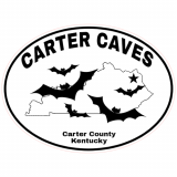 Carter Caves Bat Oval Decal