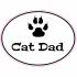 Cat Mom Oval Decal