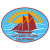 Catalina Island California Sailboat Oval Sticker