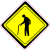 Caution Old Dude Crossing Sticker