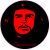 Che Guevara Revolucion Black Red Circle Decal