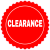 Clearance Retail Sticker
