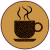 Coffee Bean Cup Sticker