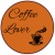 Coffee Lover Circle Sticker