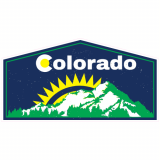 Colorado Mountains and Sunshine Decal