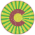 Colorado Sunbeam Retro Circle Sticker