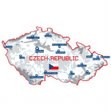 Czech Republic Map Decal
