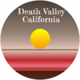 Death Valley California Circle Decal