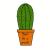 Don’t Be A Prick Cactus Sticker