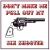 Don’t Make Me Pull Out My Six Shooter Square Decal