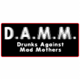 Drunks Against Mad Mothers Cooler Decal