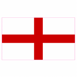 England Flag Decal
