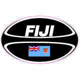Fiji Rugby Ball Decal