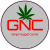 GNC Ganja Nugget Center Circle Sticker