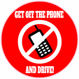 Get Off The Phone And Drive Decal