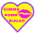 Gimme Some Sugar Lips Heart Sticker