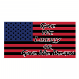 Give Me Liberty Or Give Me Death Flag Decal