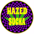 Hazed Psychedelic Cannabis Circle Sticker