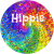 Hippie Psychedelic Trippy Circle Sticker