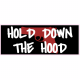 Hold Down The Hood Gun Decal