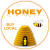 Honey Buy Local Circle Sticker
