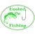 Hooked On Fishing Oval Sticker