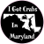 I Got Crabs In Maryland Circle Sticker