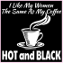 Java Coffee Black Circle Decal