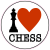 I Love Chess Sticker