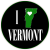I Love Vermont State Sticker