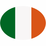 Ireland Flag Oval Decal