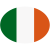 Ireland Flag Oval Sticker