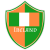 Ireland Flag Shield Shaped Sticker