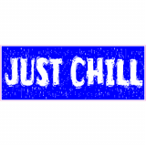 Just Chill Distressed Decal