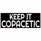 Keep It Copacetic Distressed Decal