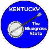 Kentucky Banjo Bluegrass Circle Decal