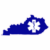 Kentucky EMS State Shaped Decal