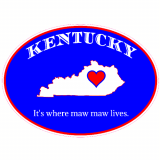 Kentucky It’s Where Maw Maw Lives Decal